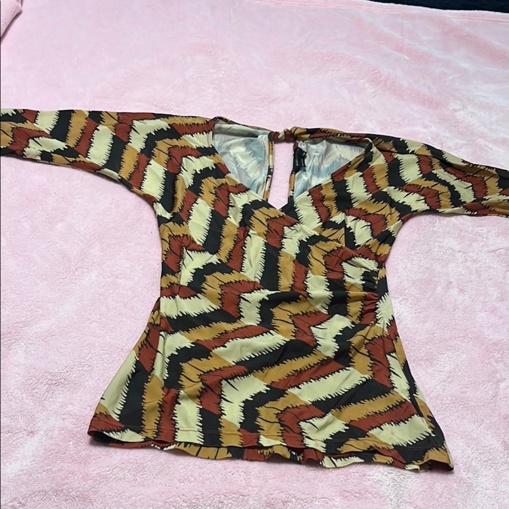 Vintage Faux Wrap BCBG Max Azria Top